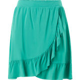 42 - Grøn - Viskose Nederdele Vila High Waist Mini Skirt - Alhambra