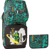 Tasker Lego Skoletaskesæt Maxi Ninjago Grøn