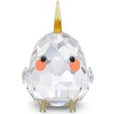 Hvid - Krystal Dekorationsfigurer Swarovski Kristall Figuren All you Need are Birds Gelber Dekorationsfigur