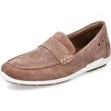 Beige - Dame Loafers Rieker Moccasins Brown