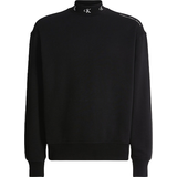 Calvin Klein Herre Sweatere Calvin Klein Relaxed Logo Collar Sweatshirt