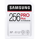 Samsung Hukommelseskort Samsung PRO Plus SDXC Class 10 UHS-I U3 100/90MB/s 256GB