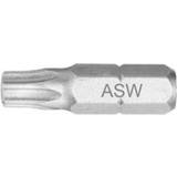 ASW Tilbehør til elværktøj ASW bits torx 20 uden boring 25mm 1/4" 4050623100553