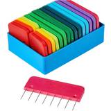 Strikkepinde Tråd & Garn Knitpro Rainbow Knit Blockers 20-pack