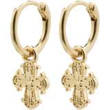 Pilgrim Justérbar størrelse Smykker Pilgrim Dagmar Huggie Hoop Earrings - Gold