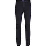 48 - Blå - Viskose Bukser & Shorts SUNWILL Extreme Flexibility Slim Fit Pants - Navy