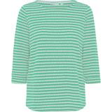 Fransa Polyester T-shirts & Toppe Fransa Langærmet T-shirt - Holly Green Mix