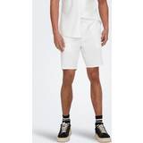 Dame - M Shorts på tilbud Only & Sons Loose Fit Shorts - White / Bright White