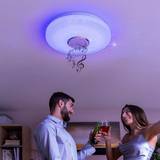 InnovaGoods LED-loftlampe med højttaler Lumavox