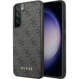 Guess Mobilcovers Guess Hardcase 4G metal gold logo Samsung Galaxy S23 Grå