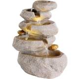 Springvand Lumineo Fountain Inside Rock Stone