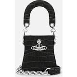 Vivienne Westwood Dame Håndtasker Vivienne Westwood Kelly Croc-Style Leather Small Handbag
