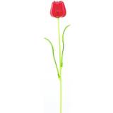 Europalms Crystal tulip,artificial flower, red 61cm Kunstig plante