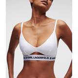 Karl Lagerfeld Dame BH'er Karl Lagerfeld Logo Peephole Bra, Woman, White