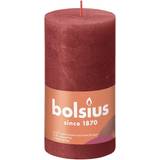 Bolsius Rød Lysestager, Lys & Dufte Bolsius Bloklys shine Stearinlys