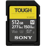 Sony 512 GB Hukommelseskort Sony Tough Series SDXC V60 U3 150/277MB/s 512GB