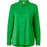 Object Dame Skjorter Object Collector's Item Loose Fit Shirt - Fern Green