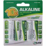 InLine Alkalisk Batterier & Opladere InLine 01296, Engangsbatteri, AA, Alkaline, [Levering: 6-14 dage]