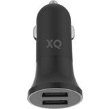 Xqisit Oplader Batterier & Opladere Xqisit Dual Car Charger 4,8A