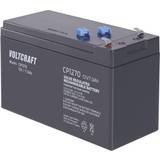 Vedligeholdelsesfri batterier Voltcraft CE12V/7Ah Blybatteri 12 V 7 Ah Blyfleece (B x H x T) 151 x 100 x 65 mm Fladstik 4,8 mm Vedligeholdelsesfri