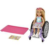 Mattel Barbie Chelsea Doll With Wheelchair & Ramp Blonde