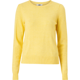 Dame - Gul - Polyamid Sweatere Jacqueline de Yong Marco L/S Puff Pullover