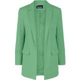36 - Grøn - Skjortekrave Overdele Pieces Bossy Blazer - Absinthe Green