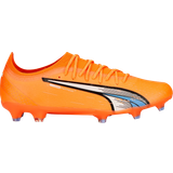 Dame - Kunstgræs (AG) Fodboldstøvler Puma Ultra Ultimate FG/AG W - Ultra Orange/White/Blue Glimmer