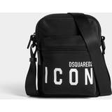 DSquared2 Herre Håndtasker DSquared2 Icon Cross Body Bag Black