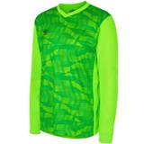 Umbro T-shirts Umbro Childrens/kids Counter Goalkeeper Jersey (green Gecko/andean Toucan/black)