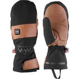 Heat Experience Heated Outdoor Mittens - Black/Brown
