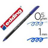 Edding Tuscher Edding 1200 colour pen fine blue 10 pens round tip 1 mm felt-tip pen for drawing and writing for school or mandala