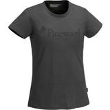 Pinewood Dame T-shirts & Toppe Pinewood Outdoor Life T-shirt - Dark Anthracite