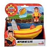 Simba Legetøjsbil Simba Sam Junior Neptun mit Elvis Figur, Boot schwimmt, Spielzeugfigur