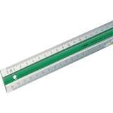 Skrivebordstilbehør Deli Linex superlineal 20cm S20mm Grøn 10 stk