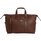 Brun - Skind Duffeltasker & Sportstasker Tommy Hilfiger Premium Leather Logo Duffel Bag - Dark Chestnut
