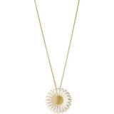 Charms & Vedhæng Georg Jensen Daisy Brooch Pendant - Gold/White