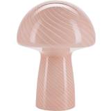 Glas - Indbygget strømafbryder Bordlamper Cozy Living Mushroom Pink Bordlampe 32cm