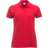 42 - Dame Polotrøjer Clique Damen Regular Fit Poloshirt,rot, (Herstellergröße:X-Large)