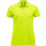 Dame - Rund hals Polotrøjer Clique Damen Regular Fit Poloshirt,Green (Visibility Green) (Herstellergröße:XX-Large)