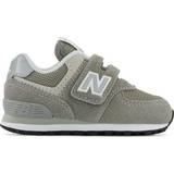 New Balance Læder Sneakers New Balance Kid's 574 Core Hook & Loop - Grey with White