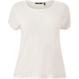 48 - Beige - Dame T-shirts & Toppe Vero Moda Boxy Fit O-hals T-shirt