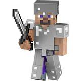 Minecraft Plastlegetøj Minecraft Diamond Level Steve Action Figure