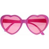 80'erne Udklædningstøj PartyDeco Hjerte Briller Pink