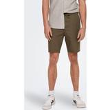 Only & Sons Dame - XL Bukser & Shorts Only & Sons Loose Fit Shorts - Oliv/Teak