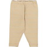 Børnetøj Wheat Leggings, Silas/Cappuccino stripe