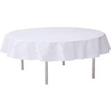 Konfirmationer Festartikler Table Cloths Round White 180cm