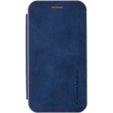 Commander Covers & Etuier Commander CURVE Book Case DELUXE für iPhone 14 Pro Elegant Royal Blue