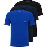 Hugo Boss Classic Crew Neck Solid T-shirt 3-pack - Blue/Black/Navy