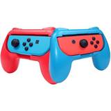 Nintendo Switch Spilkontroller tilbehør Subsonic Joy-Cons Comfort Grip Red & Blue - Nintendo Switch